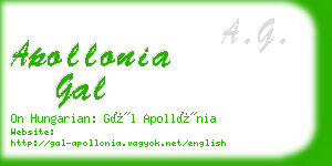 apollonia gal business card